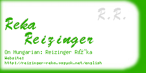 reka reizinger business card